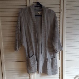 Sonoma gray knitted loose sweater long
